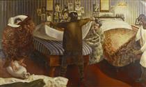 Bedmaking - Stanley Spencer