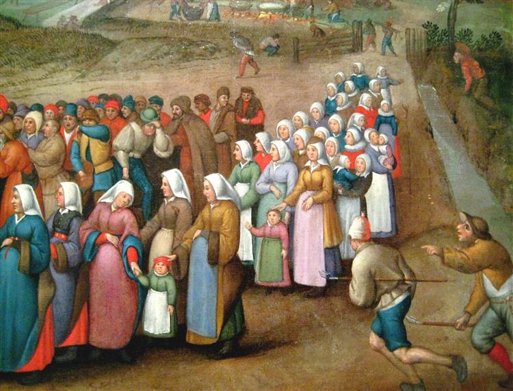 Wedding Procession in a Landscape - Pieter Brueghel le Jeune