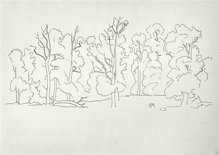 Trees, c.1965 - c.1975 - Hryhorii Havrylenko
