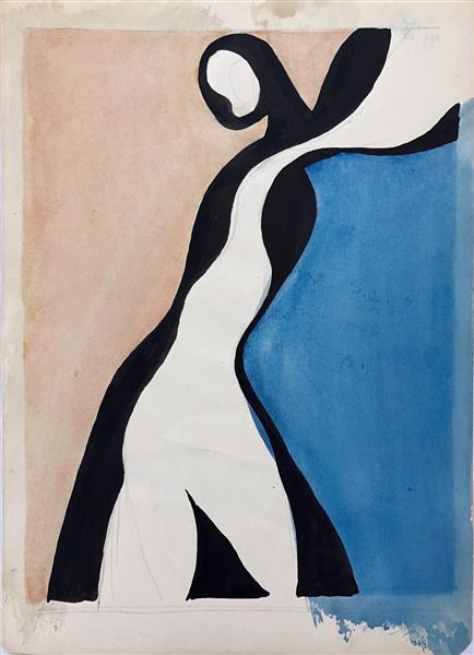 Naked Figure, 1962 - Hryhorii Havrylenko