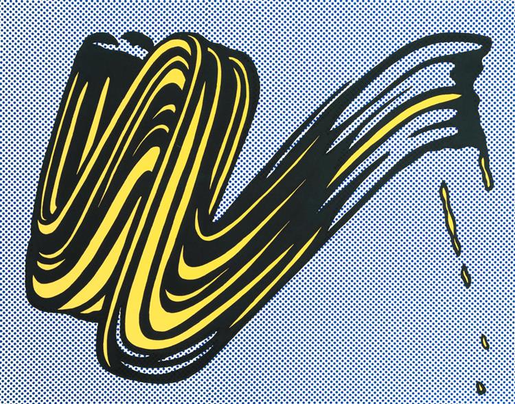 Brushstroke, 1965 - Roy Lichtenstein