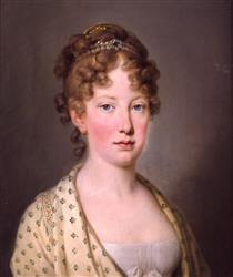 Portrait of Maria Leopoldina - Archduchess of Austria - Joseph Kreutzinger