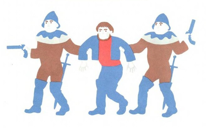 Illustration to Daniil Kharms' book "Fairy Tale", 1971 - Hryhorii Havrylenko