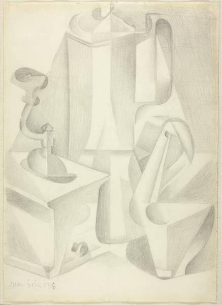 Still Life with Coffee Mill, 1916 - Juan Gris