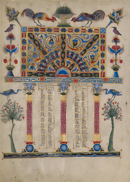 Canon Table Page, 1256 - Toros Roslin