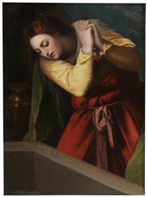 Magdalena Ante El Sepulcro De Cristo - Francisco Ribalta