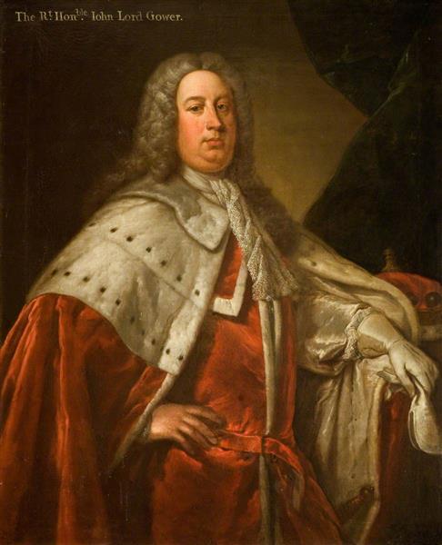 Portrait of John Leveson-gower, 1st Earl Gower - Jean-Baptiste van Loo