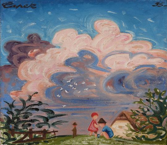 Oblak II (Holubi), 1935 - Josef Capek