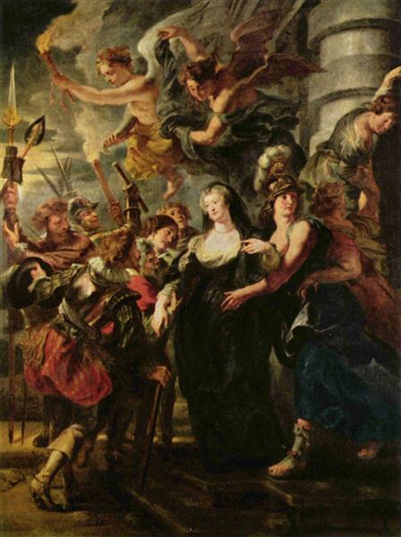 17. The Flight from Blois, 1622 - 1625 - Peter Paul Rubens