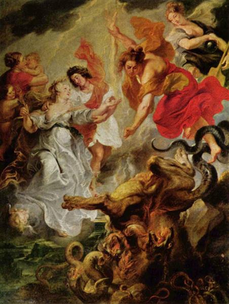 20. Reconciliation of the Queen and Her Son, 1622 - 1625 - Peter Paul Rubens