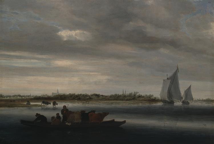 View of Alkmaar - Salomon van Ruysdael