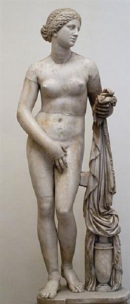 克尼多斯的阿芙蘿黛蒂, c.350 公元前 - 古希臘繪畫與雕塑