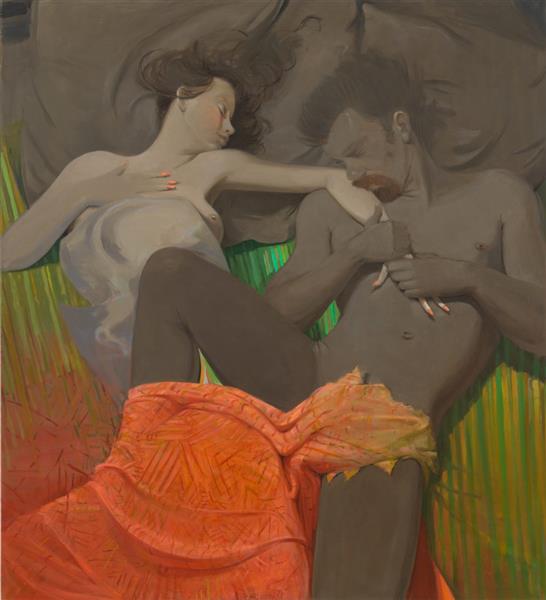 Couple in Bed, 2017 - Лиза Юскавидж