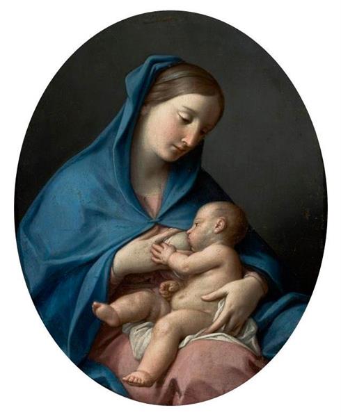 The Virgin Nursing the Child - Помпео Батоні