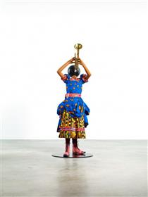 PLANETS IN MY HEAD (TRUMPET GIRL) - Yinka Shonibare