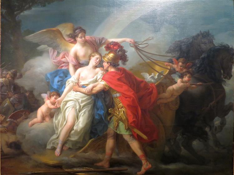 Venus, Wounded by Diomedes, is Saved by Iris, 1775 - Joseph-Marie Vien