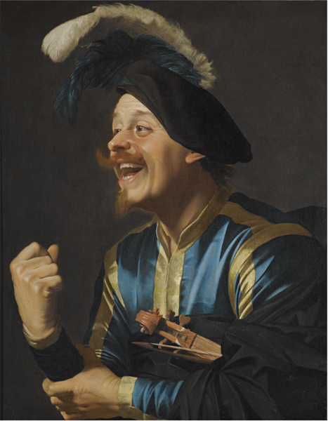 The Laughing Violinist - Gerard van Honthorst