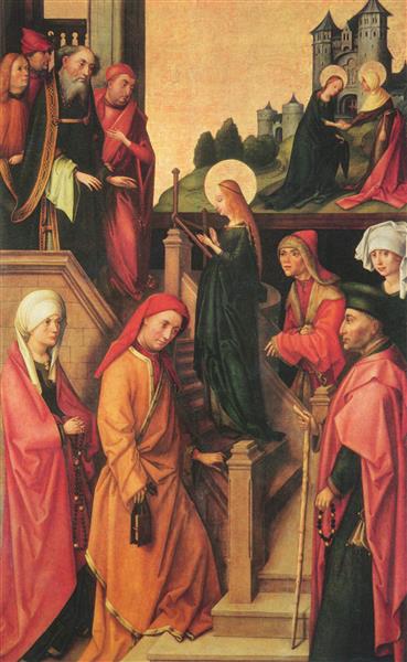 The Presentation of the Virgin Mary in the Temple of Jerusalem, 1493 - Ганс Гольбейн