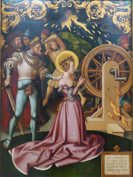 Katharinenaltar:  Martyrium Der Hl. Katharina, 1512 - 老漢斯‧霍爾拜因