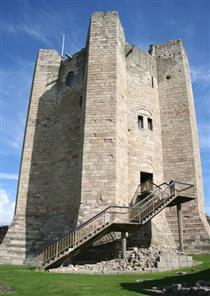 The Keep of Conisbrough Castle, England - Romanesque Architecture