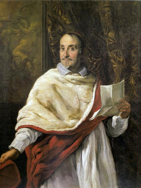 Portrait of the Cardinal Luigi Omodei - Джованни Баттиста Гаулли