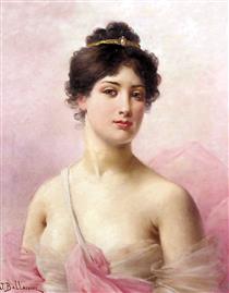 A young beauty - Jules-Frédéric Ballavoine