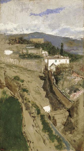 Landscape of Granada - Marià Fortuny i Marsal