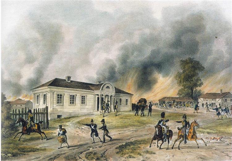 Dokšycy, 18 July 1812, 1812 - Освальд Ахенбах