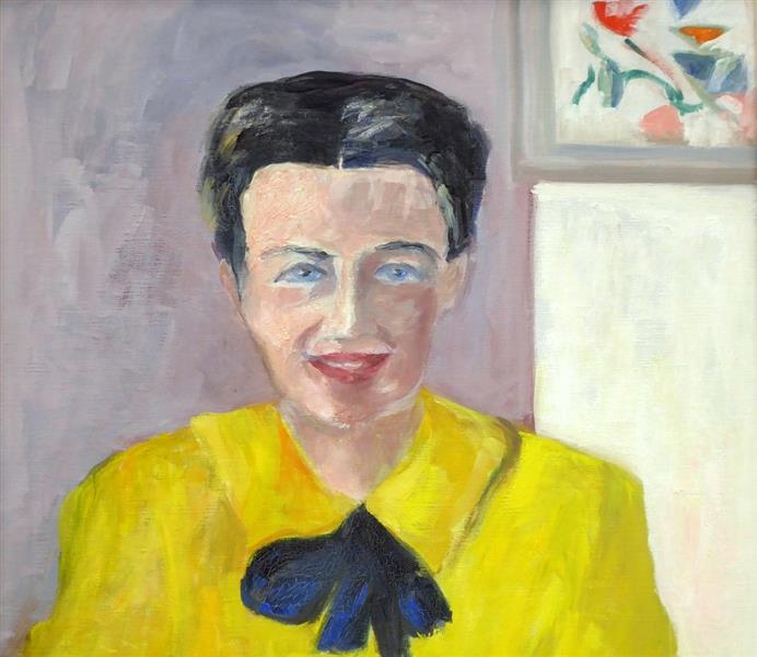 Self Portrait - Hélène de Beauvoir