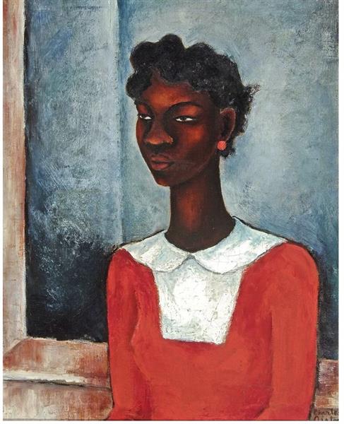 Girl in a Red Dress, 1934 - Charles Alston