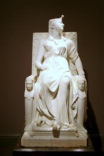 Cleopatra on Throne - Edmonia Lewis