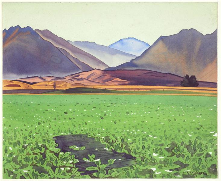 Landscape (Wanaka), 1939 - Rita Angus