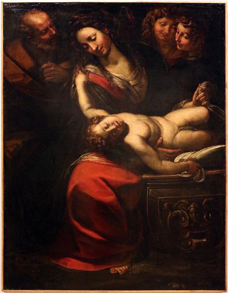 Sacra famiglia (Gesù dormiente), c.1615 - c.1619 - Giulio Cesare Procaccini