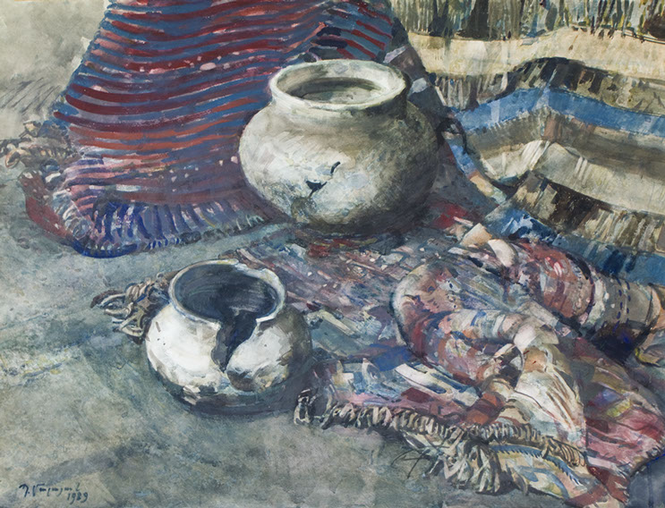Still Life with Armenian Carpet, 1989 - Petros Malayan