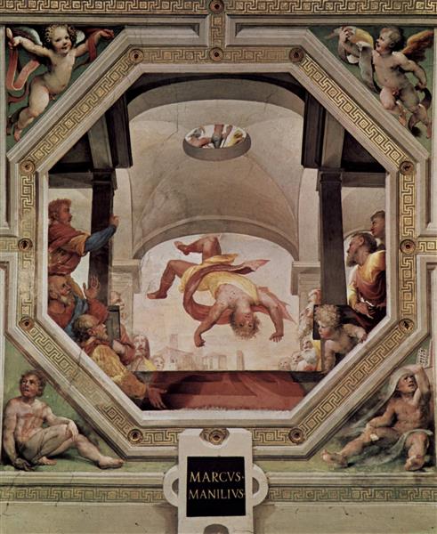 Der Sturz Des Marcus Manilius, 1535 - Domenico Beccafumi