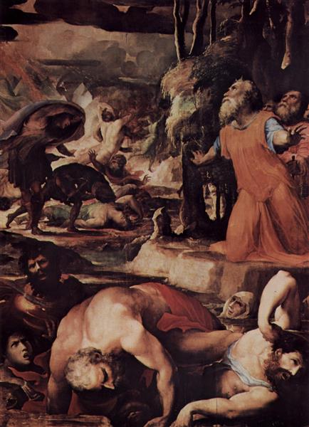 Die Strafe Des Höllenfeuers, 1538 - Domenico di Pace Beccafumi