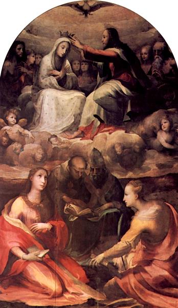 Coronation of Mary, c.1540 - Domenico Beccafumi