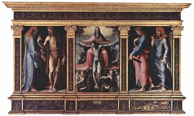 Trinity Tryptych, c.1513 - Domenico Beccafumi