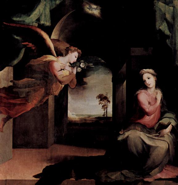 The Annunciation, c.1545 - c.1546 - Доменико Беккафуми