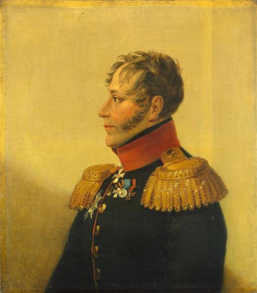 The Portrait of Egor Andreevich Ahte, c.1828 - George Dawe