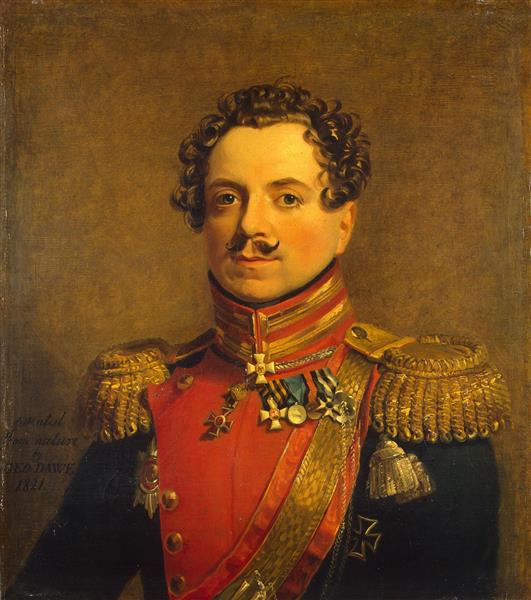 The Portrait of Stepan Stepanovitch Andreyevskiy, 1821 - Джордж Доу