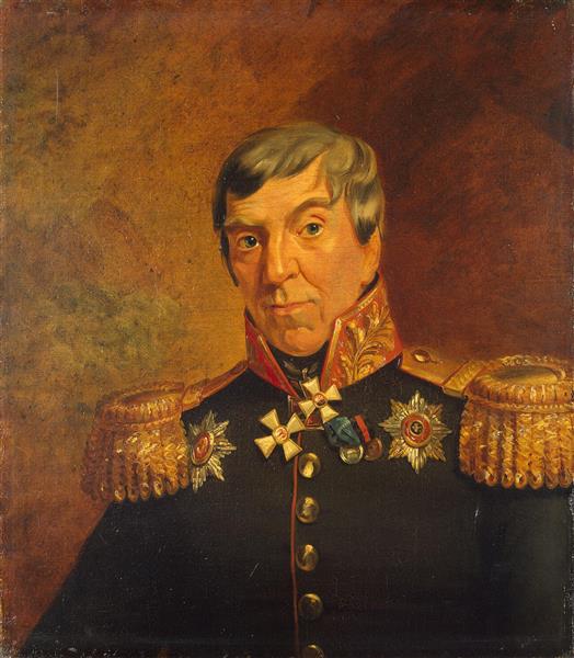 Grigory Grigoryevich Engelgart, Russian Major General, 1820 - 1825 - George Dawe