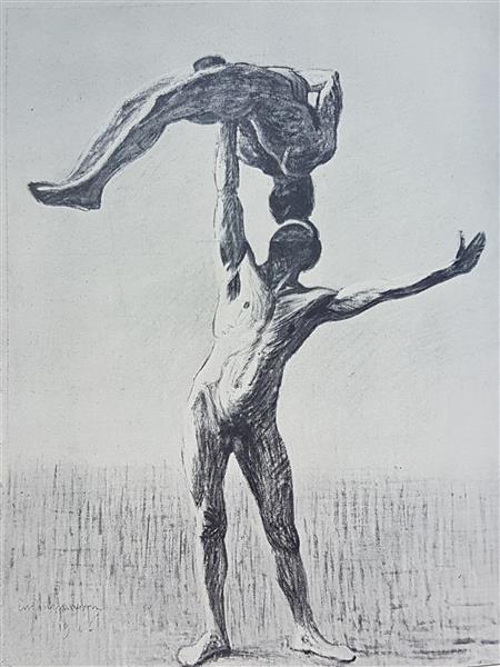 Akrobater Skapad, c.1914 - Ежен Фредрік Янсон