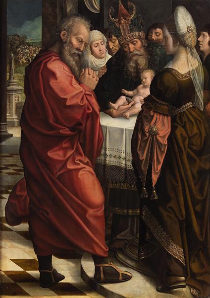 Presentation of Christ, c.1530 - Бернард ван Орлей