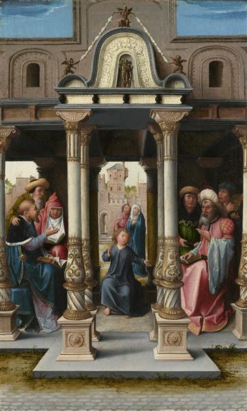 Christ Among the Doctors, 1513 - Bernard Van Orley