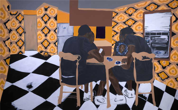 Four Brown Chairs, 2020 - Jammie Holmes