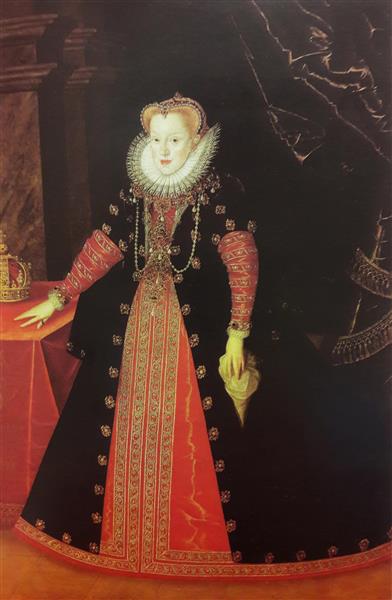 Anne of Austria, Queen of Poland, 1595 - Martin Kober