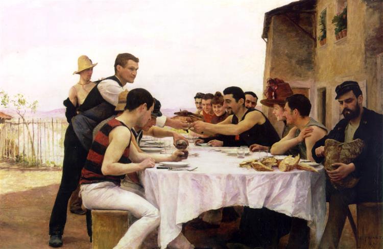 Boaters of the Meurthe, 1887 - Émile Friant