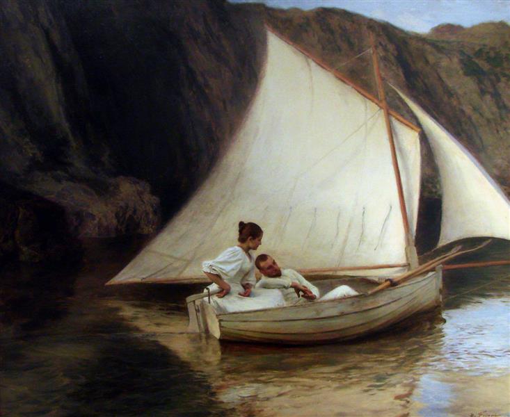 The Small Boat, 1895 - Эмиль Фриан