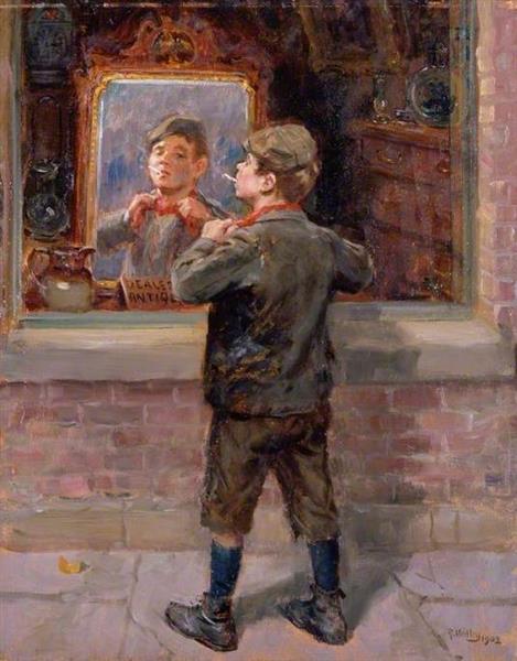 The Old Curiosity Shop, 1909 - Ralph Hedley